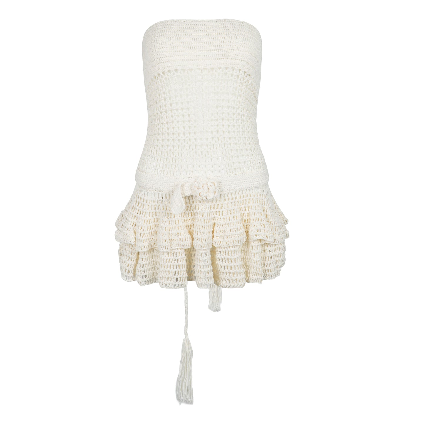 ISLA CROCHET MINI DRESS