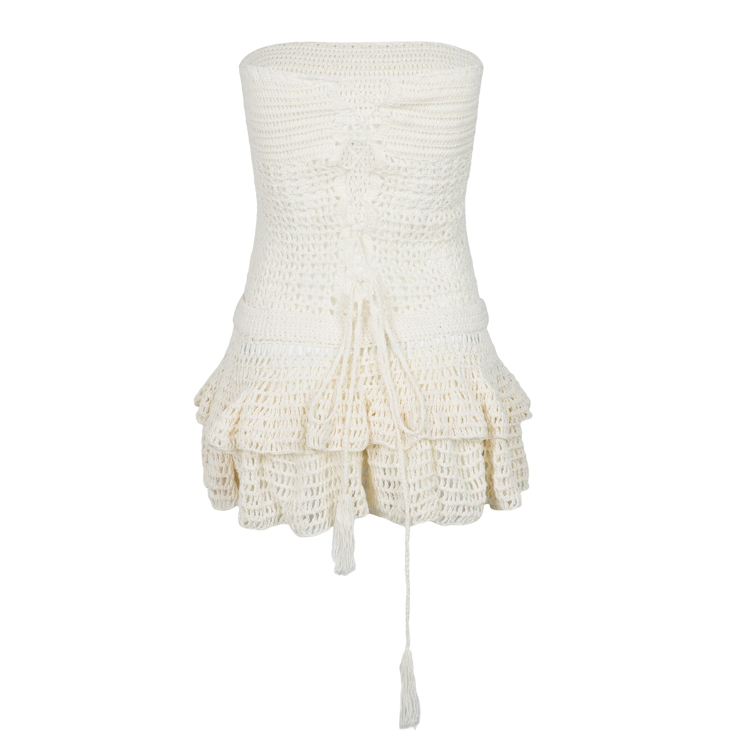 ISLA CROCHET MINI DRESS